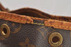 Authentic Louis Vuitton Monogram Noe Shoulder Drawstring Bag M42224 LV 6793I