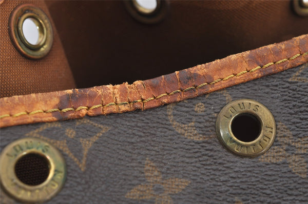 Authentic Louis Vuitton Monogram Noe Shoulder Drawstring Bag M42224 LV 6793I