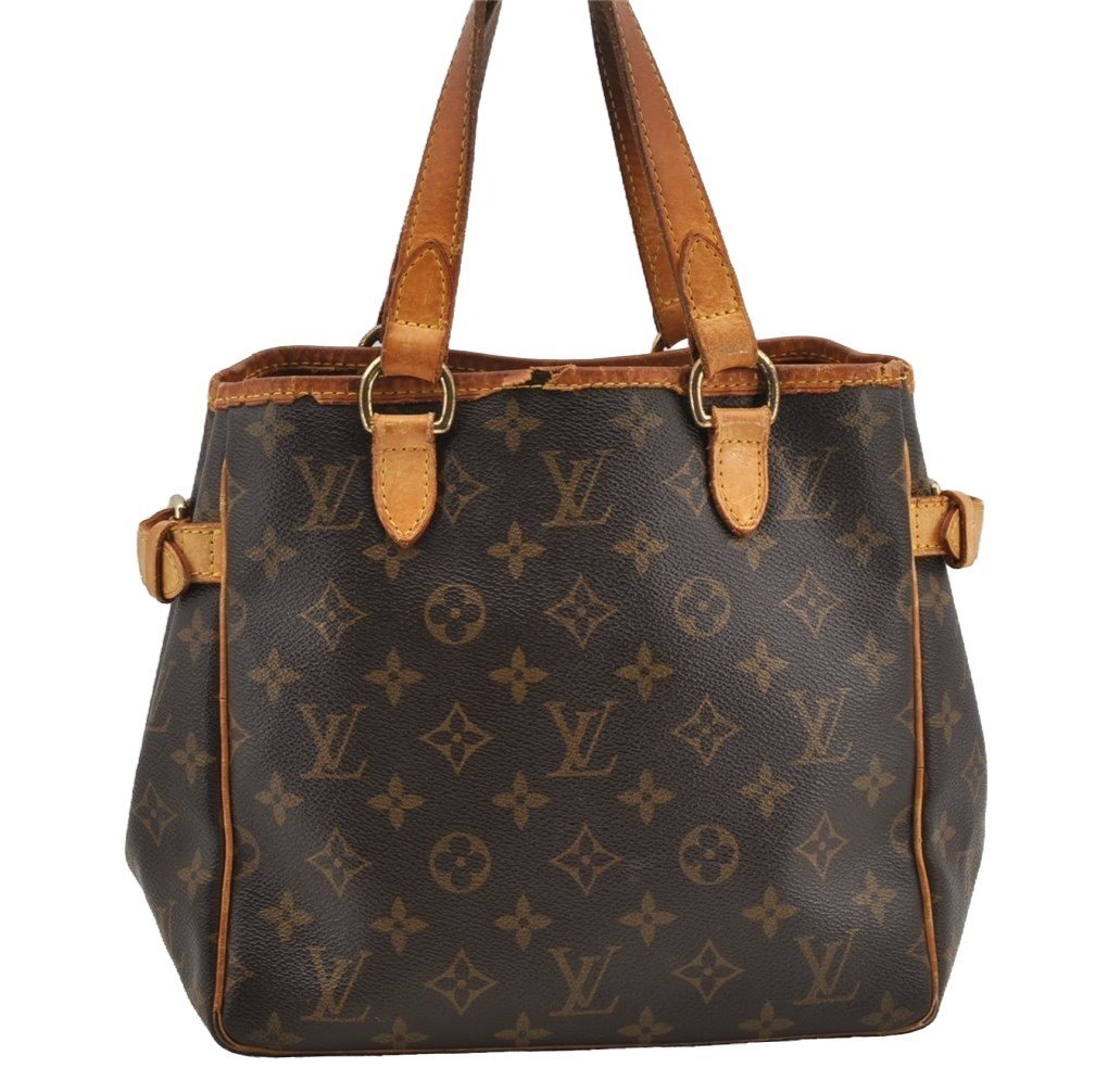Authentic Louis Vuitton Monogram Batignolles Hand Tote Bag M51156 LV 6794I