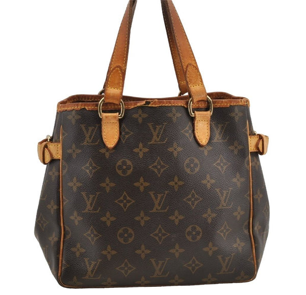Authentic Louis Vuitton Monogram Batignolles Hand Tote Bag M51156 LV 6794I