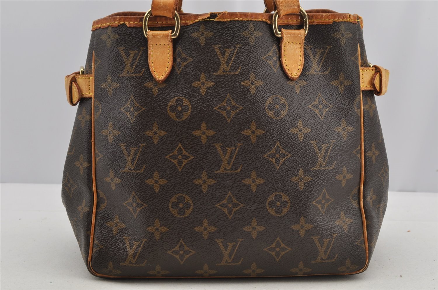 Authentic Louis Vuitton Monogram Batignolles Hand Tote Bag M51156 LV 6794I