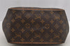 Authentic Louis Vuitton Monogram Batignolles Hand Tote Bag M51156 LV 6794I