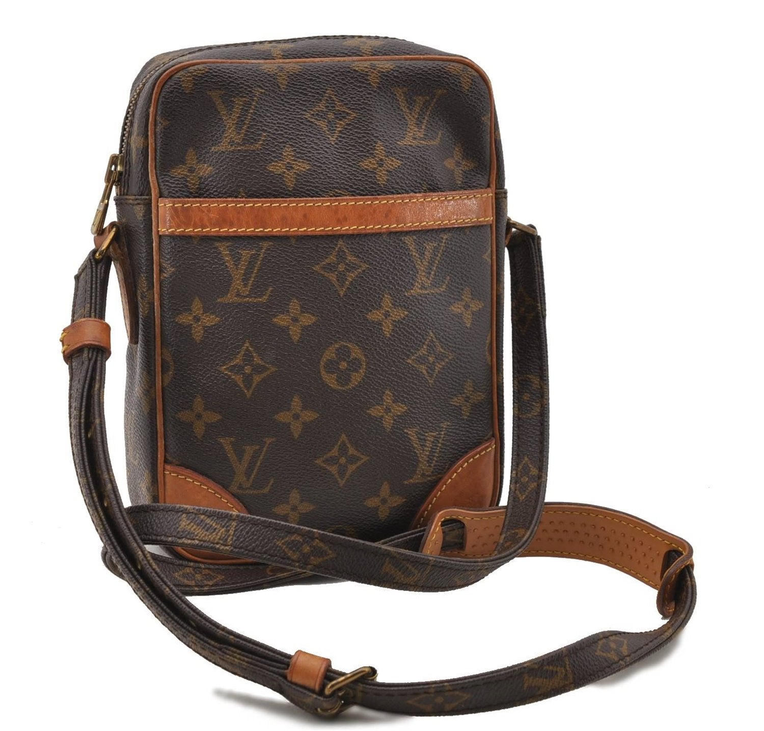 Authentic LOUIS VUITTON Monogram Danube Shoulder Cross Body Bag M45266 LV 6796C