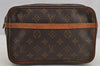 Authentic Louis Vuitton Monogram Compiegne 23 Clutch Hand Bag M51847 LV 6796I