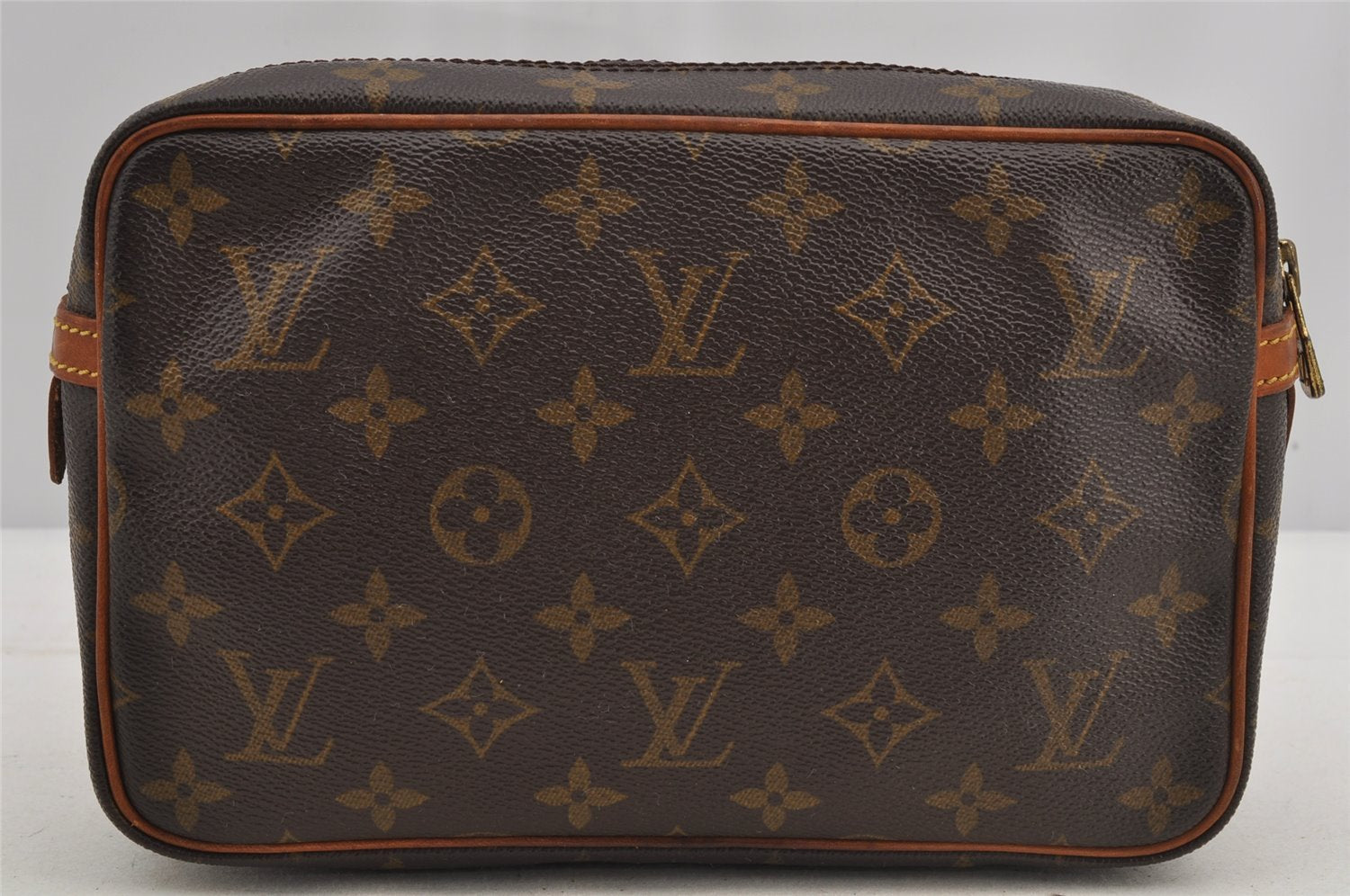 Authentic Louis Vuitton Monogram Compiegne 23 Clutch Hand Bag M51847 LV 6796I