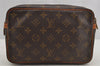 Authentic Louis Vuitton Monogram Compiegne 23 Clutch Hand Bag M51847 LV 6796I