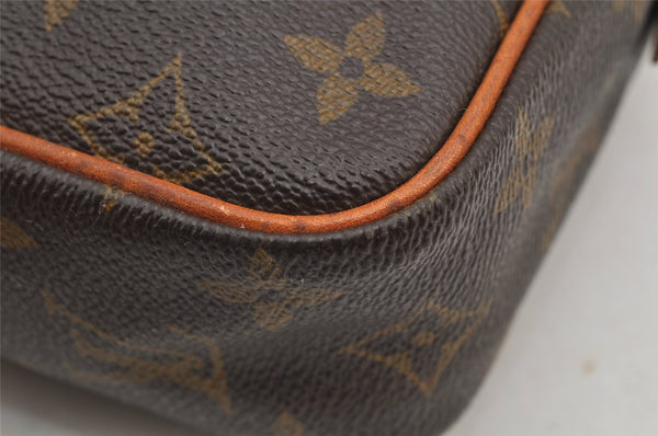 Authentic Louis Vuitton Monogram Compiegne 23 Clutch Hand Bag M51847 LV 6796I