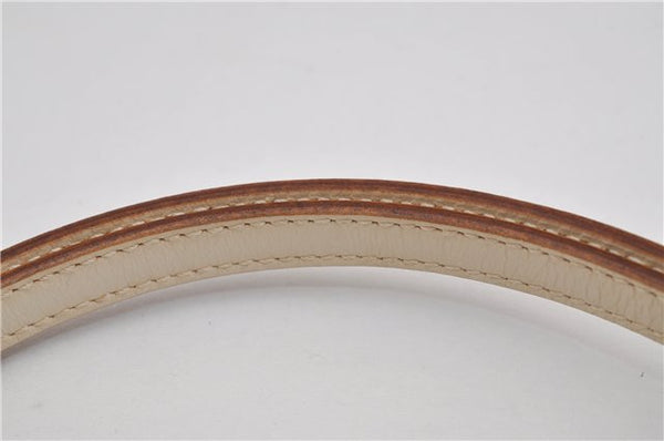 Authentic GUCCI Jackie Shoulder Hand Bag GG Canvas Leather 0013876 Ivory 6797F