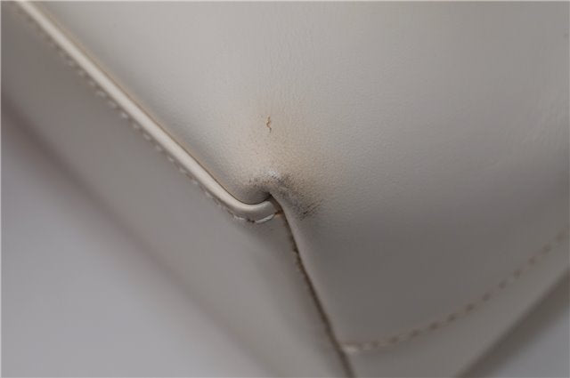 Authentic GUCCI Jackie Shoulder Hand Bag GG Canvas Leather 0013876 Ivory 6797F