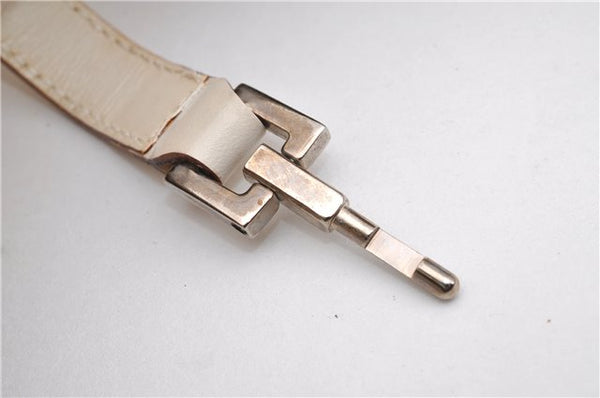 Authentic GUCCI Jackie Shoulder Hand Bag GG Canvas Leather 0013876 Ivory 6797F