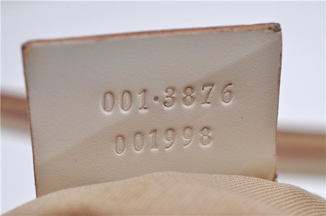 Authentic GUCCI Jackie Shoulder Hand Bag GG Canvas Leather 0013876 Ivory 6797F