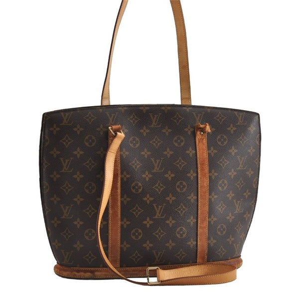 Authentic Louis Vuitton Monogram Babylone Shoulder Tote Bag M51102 Junk 6799I