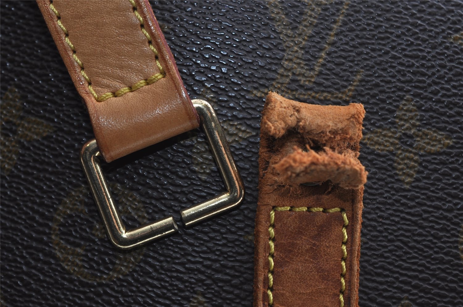 Authentic Louis Vuitton Monogram Babylone Shoulder Tote Bag M51102 Junk 6799I