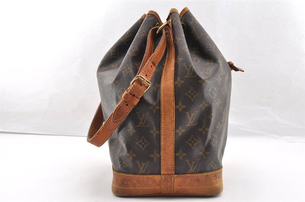 Authentic Louis Vuitton Monogram Noe Shoulder Drawstring Bag M42224 LV 6800I