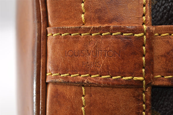 Authentic Louis Vuitton Monogram Noe Shoulder Drawstring Bag M42224 LV 6800I