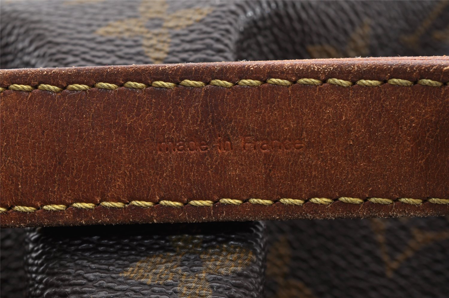 Authentic Louis Vuitton Monogram Noe Shoulder Drawstring Bag M42224 LV 6800I