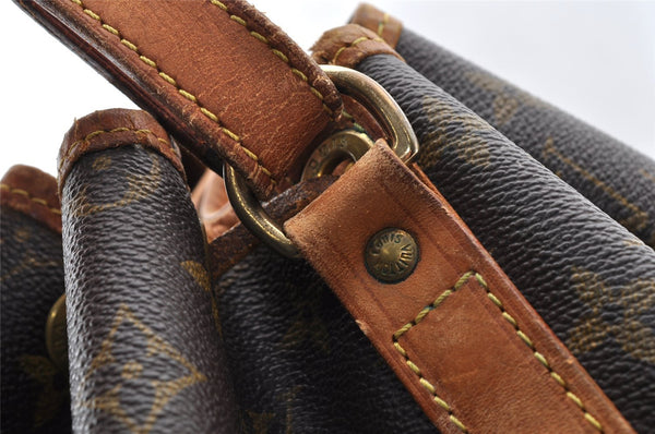 Authentic Louis Vuitton Monogram Noe Shoulder Drawstring Bag M42224 LV 6800I