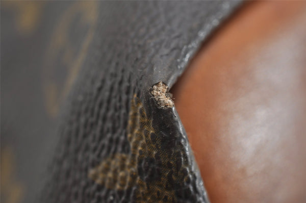 Auth Louis Vuitton Monogram Petit Noe M42226 Shoulder Drawstring Bag Junk 6801I