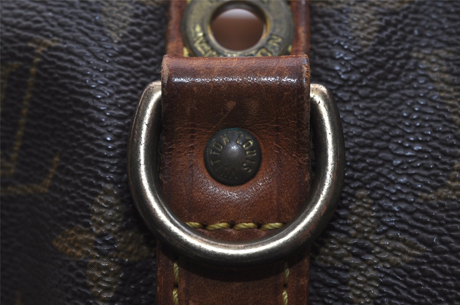 Auth Louis Vuitton Monogram Petit Noe M42226 Shoulder Drawstring Bag Junk 6801I