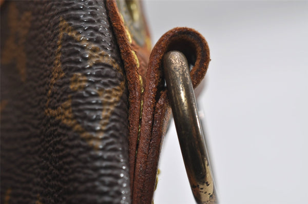 Auth Louis Vuitton Monogram Petit Noe M42226 Shoulder Drawstring Bag Junk 6801I