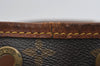 Auth Louis Vuitton Monogram Petit Noe M42226 Shoulder Drawstring Bag Junk 6801I