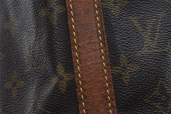 Auth Louis Vuitton Monogram Petit Noe M42226 Shoulder Drawstring Bag Junk 6801I