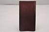 Authentic Cartier Must de Cartier Long Wallet Purse Leather Bordeaux Red 6806I