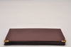 Authentic Cartier Must de Cartier Long Wallet Purse Leather Bordeaux Red 6806I