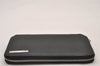 Authentic Cartier Santos de Cartier Long Wallet Purse Leather Black 6809I