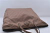 Authentic GUCCI Shoulder Tote Bag Purse GG Nylon Leather 282489 Brown 6810C