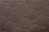Authentic GUCCI Shoulder Tote Bag Purse GG Nylon Leather 282489 Brown 6810C