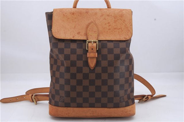 Authentic Louis Vuitton Damier Arlequin Backpack N99038 LV 6811D