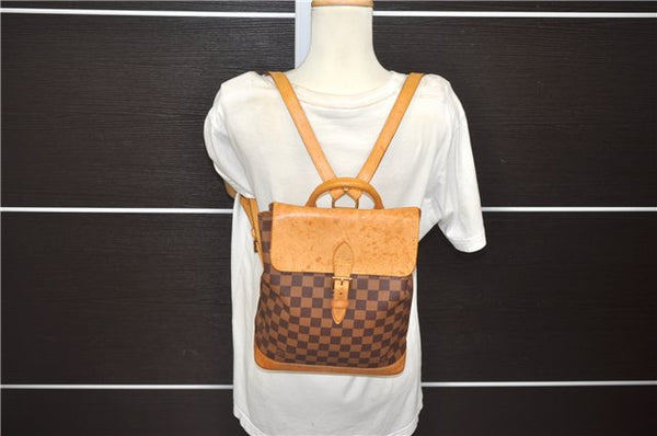 Authentic Louis Vuitton Damier Arlequin Backpack N99038 LV 6811D