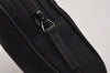 Authentic GUCCI Cigarette Case Pouch Purse GG Canvas Leather 115249 Black 6811I