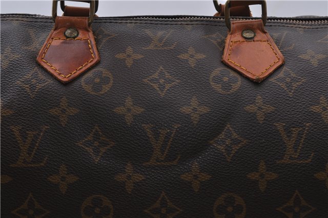 Authentic LOUIS VUITTON Monogram Speedy 40 Hand Bag Purse M41522 LV 6812C