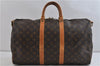 Auth LOUIS VUITTON Monogram Keepall Bandouliere 45 Boston Bag M41418 LV 6813C