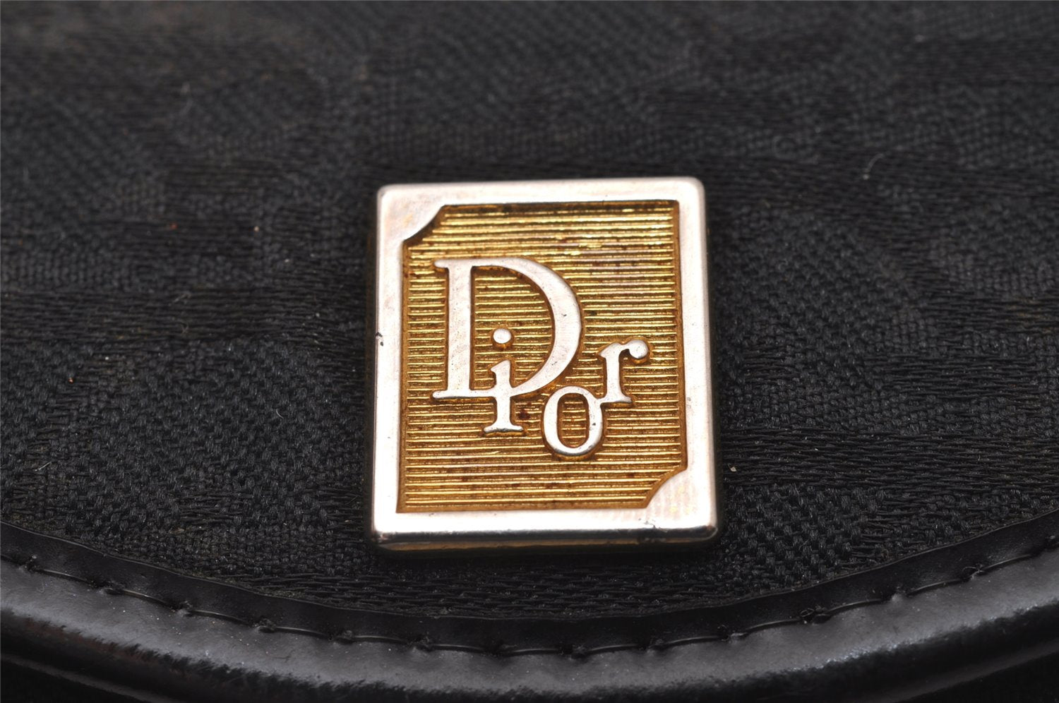 Authentic Christian Dior Trotter 4 Hooks Key Case Canvas Leather Black 6814I