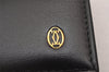 Authentic Cartier Must de Cartier 4 Hooks Key Case Purse Leather Black 6815I