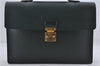 Authentic Louis Vuitton Taiga Serviette Kourad Briefcase Green M30074 LV 6816D