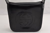 Authentic GUCCI SOHO Vintage Shoulder Hand Bag Purse Enamel Black Junk 6817I