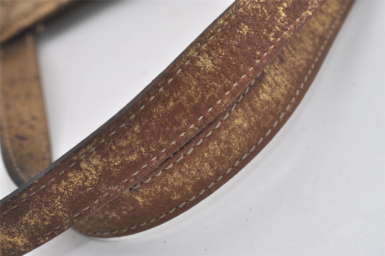 Authentic GUCCI Sherry Line Tote Bag GG Canvas Leather 139260 Beige 6818I