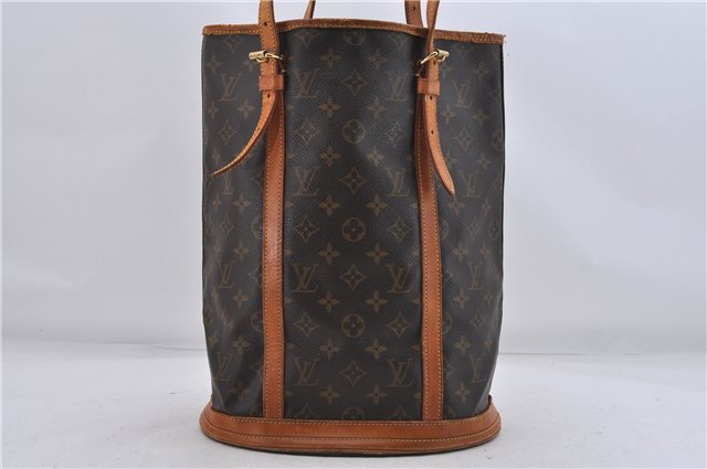 Authentic Louis Vuitton Monogram Bucket GM Shoulder Bag M42236 LV 6821D