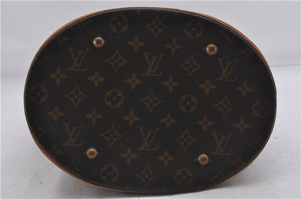 Authentic Louis Vuitton Monogram Bucket GM Shoulder Bag M42236 LV 6821D