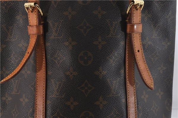 Authentic Louis Vuitton Monogram Bucket GM Shoulder Bag M42236 LV 6821D