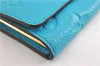 Auth Louis Vuitton Monogram Empreinte Multicles 6 Key Case M81566 Blue LV 6821F