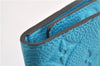 Auth Louis Vuitton Monogram Empreinte Multicles 6 Key Case M81566 Blue LV 6821F