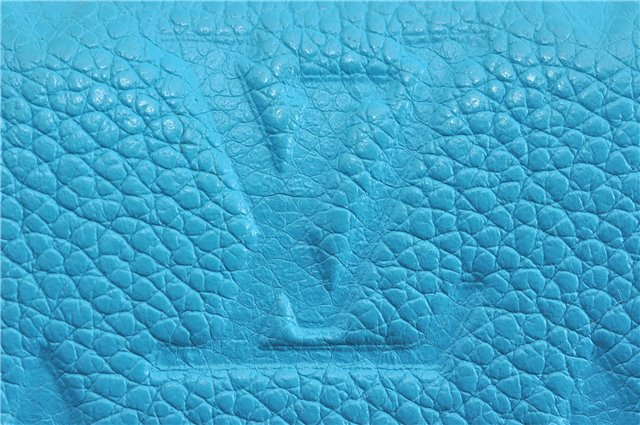 Auth Louis Vuitton Monogram Empreinte Multicles 6 Key Case M81566 Blue LV 6821F