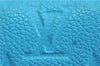 Auth Louis Vuitton Monogram Empreinte Multicles 6 Key Case M81566 Blue LV 6821F