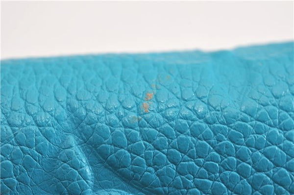 Auth Louis Vuitton Monogram Empreinte Multicles 6 Key Case M81566 Blue LV 6821F