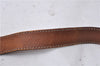 Authentic CELINE Macadam Blason Shoulder Cross Body Bag PVC Leather Beige 6826D